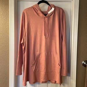 NWT Lane Bryant hooded shirt 26/28